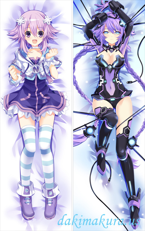 Hyperdimension Neptunia - Neptune + Purple Heart Pillow Cover